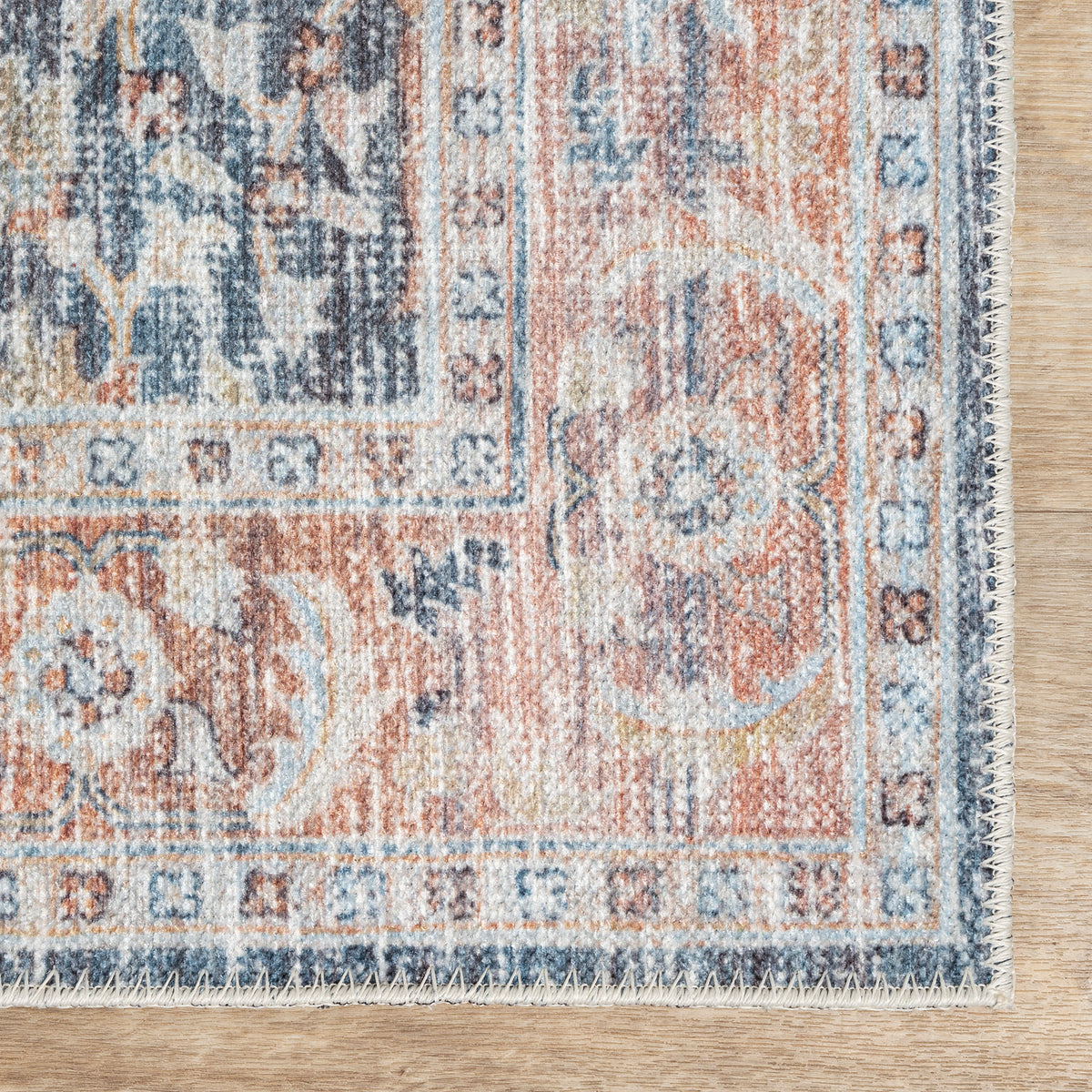 Caria CR-02 Traditional Washable Rug | Non-Slip
