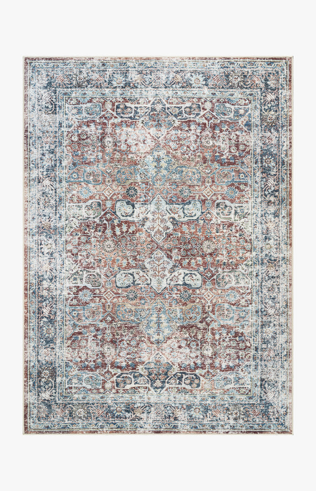 Sienna - Brick & Indigo Rug