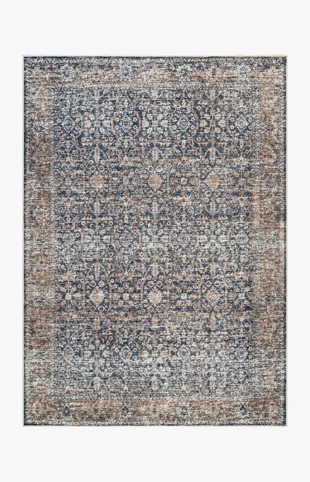 Hudson - Indigo & Camel Rug