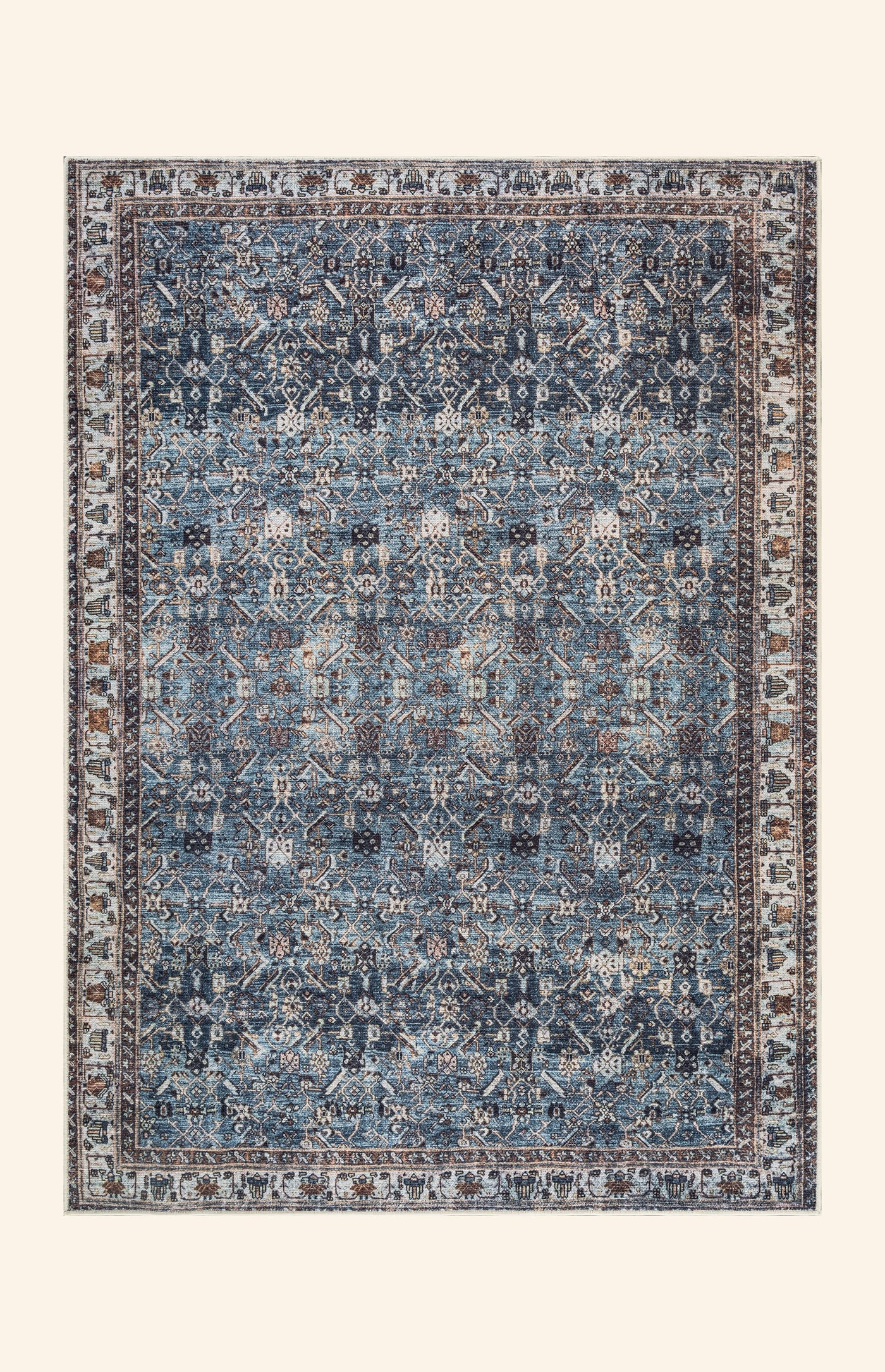 Lila - Lapis & Sand Rug