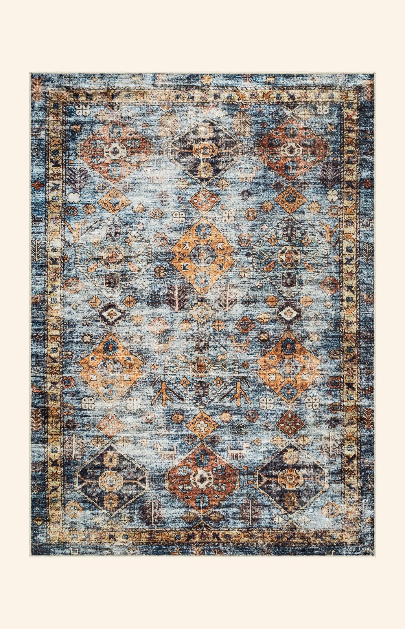 Dahlia - Indigo Multi Rug