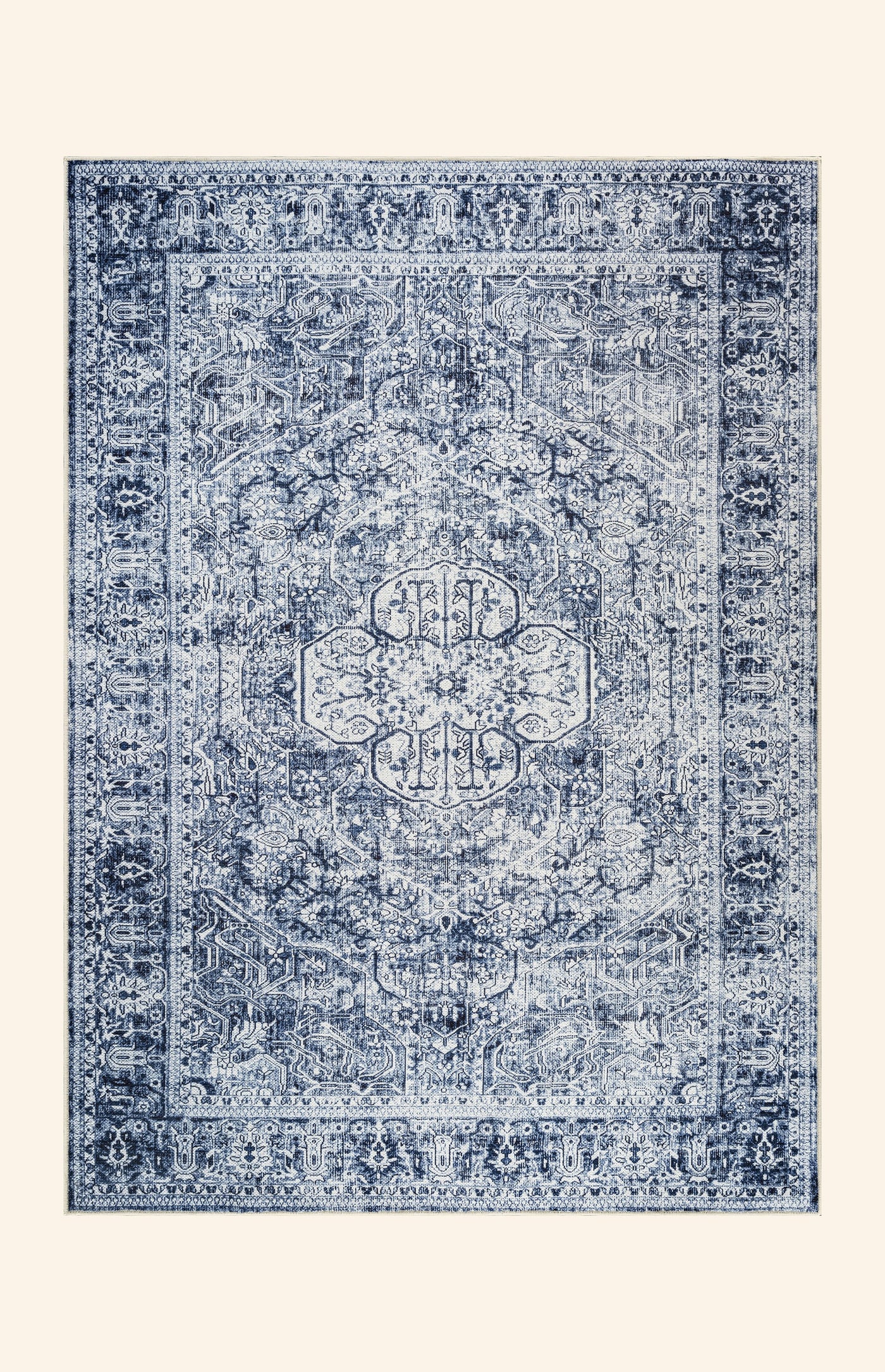 Aegean - Denim & Ivory Rug