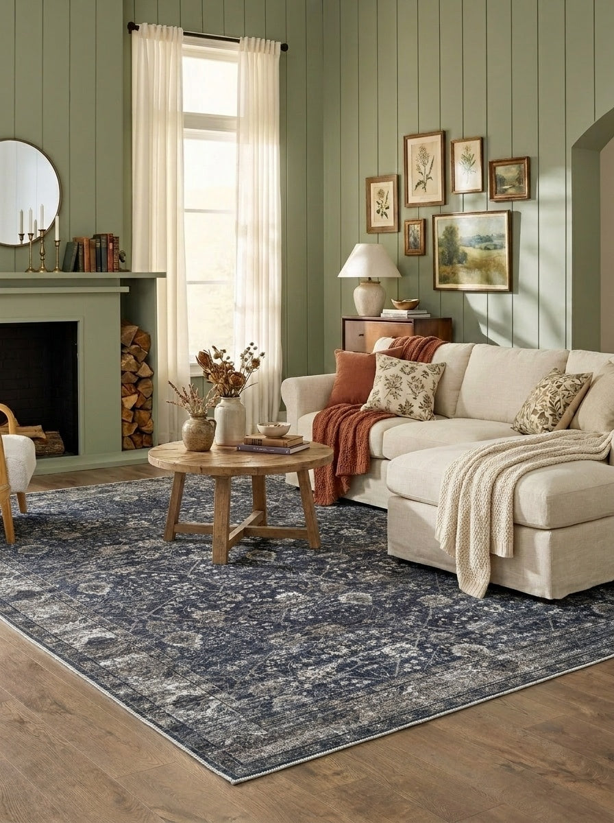 Sloane - Charcoal & Espresso Rug