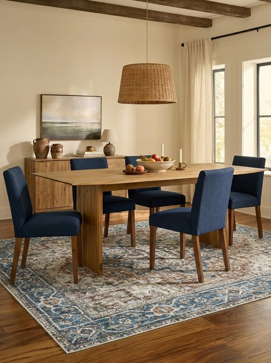 Vera - Terracotta & Teal Rug