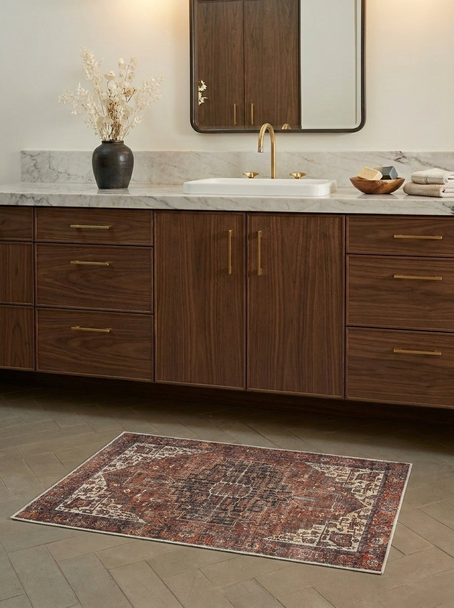 Mara - Rust Multi Rug