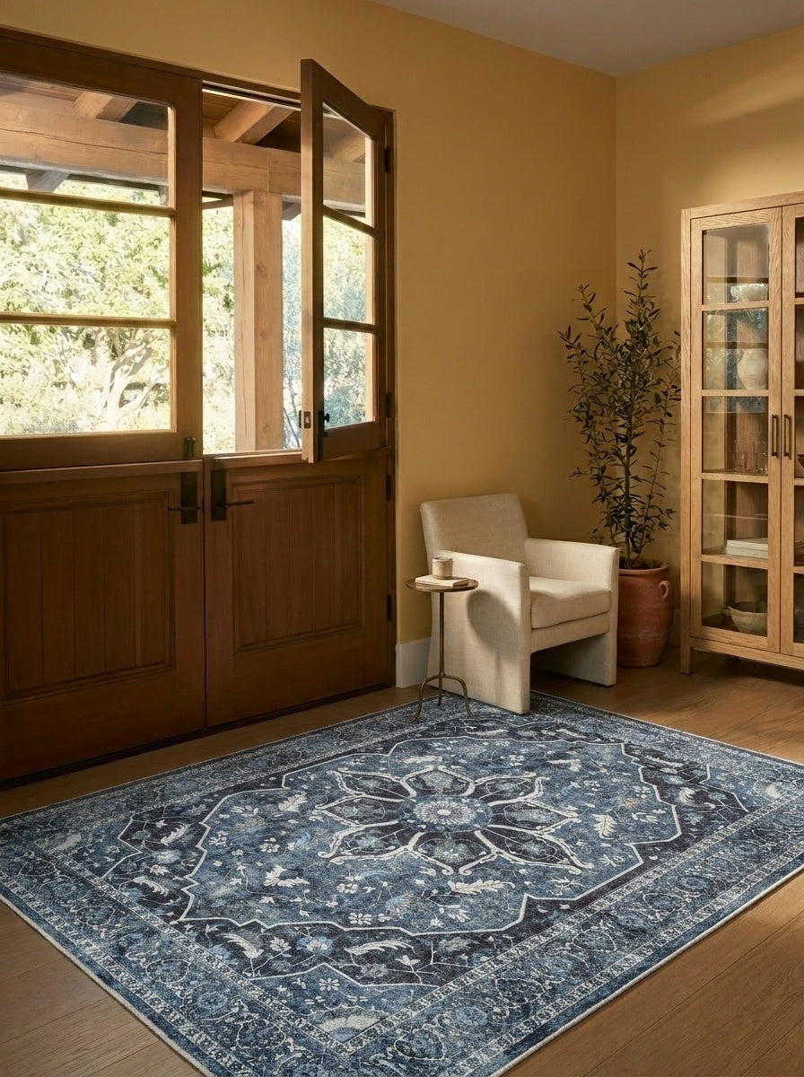 Sapphire - Navy & Charcoal Rug