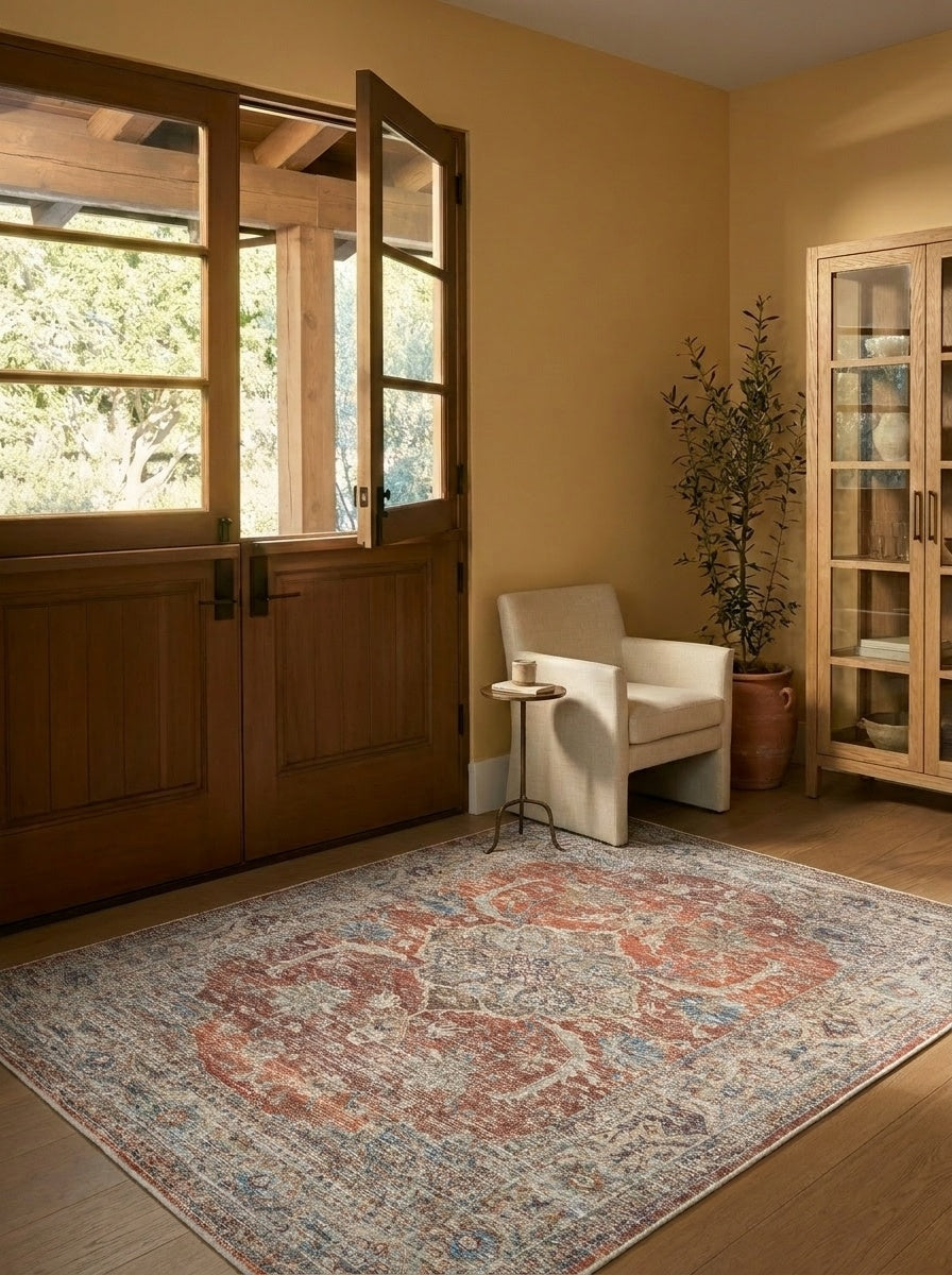 Florence - Persimmon & Olive Rug