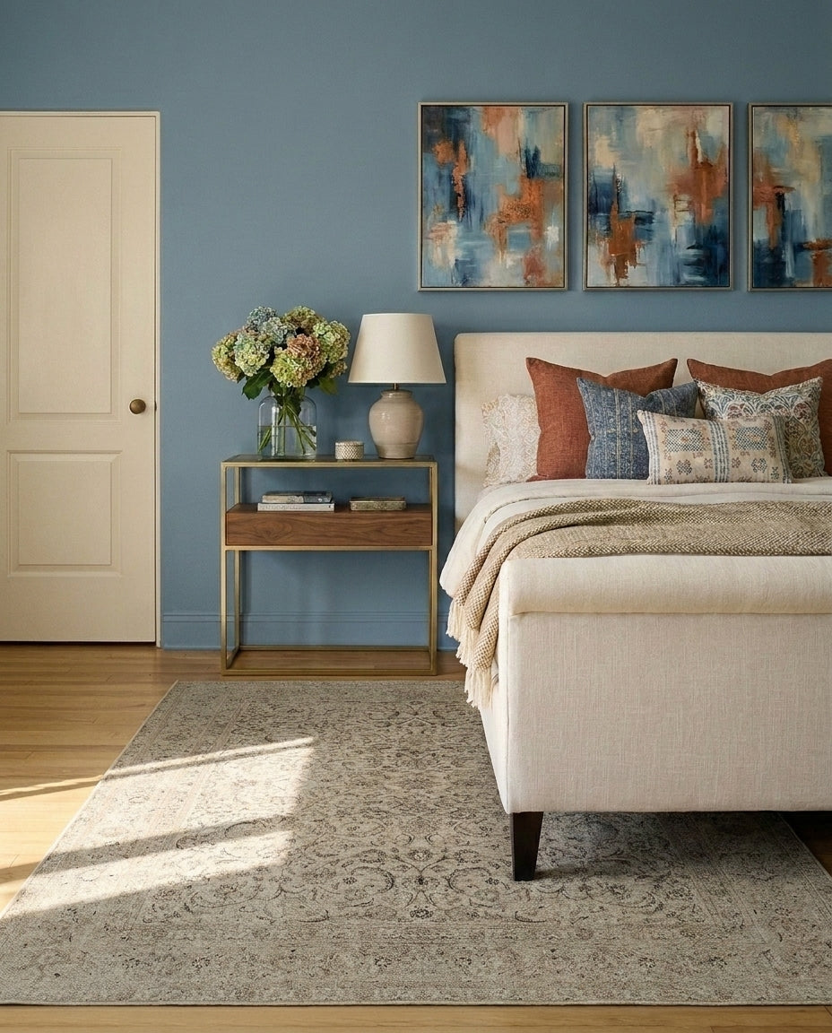 Champagne - Linen Cream Rug