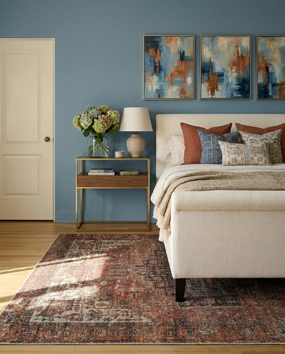 Mara - Rust Multi Rug