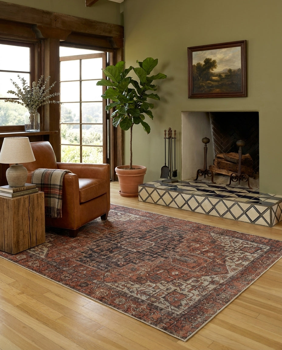 Mara - Rust Multi Rug