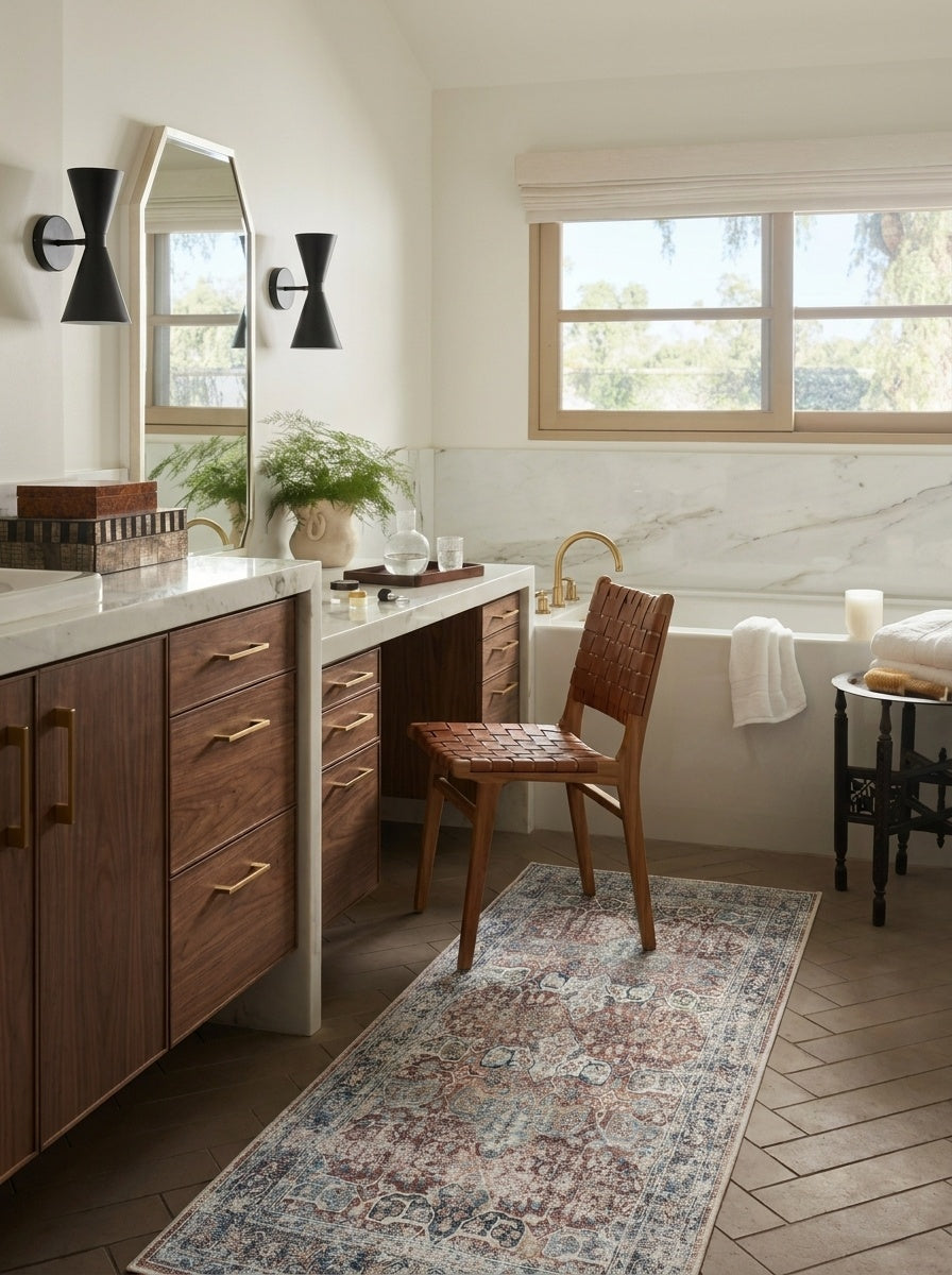 Sienna - Brick & Indigo Rug