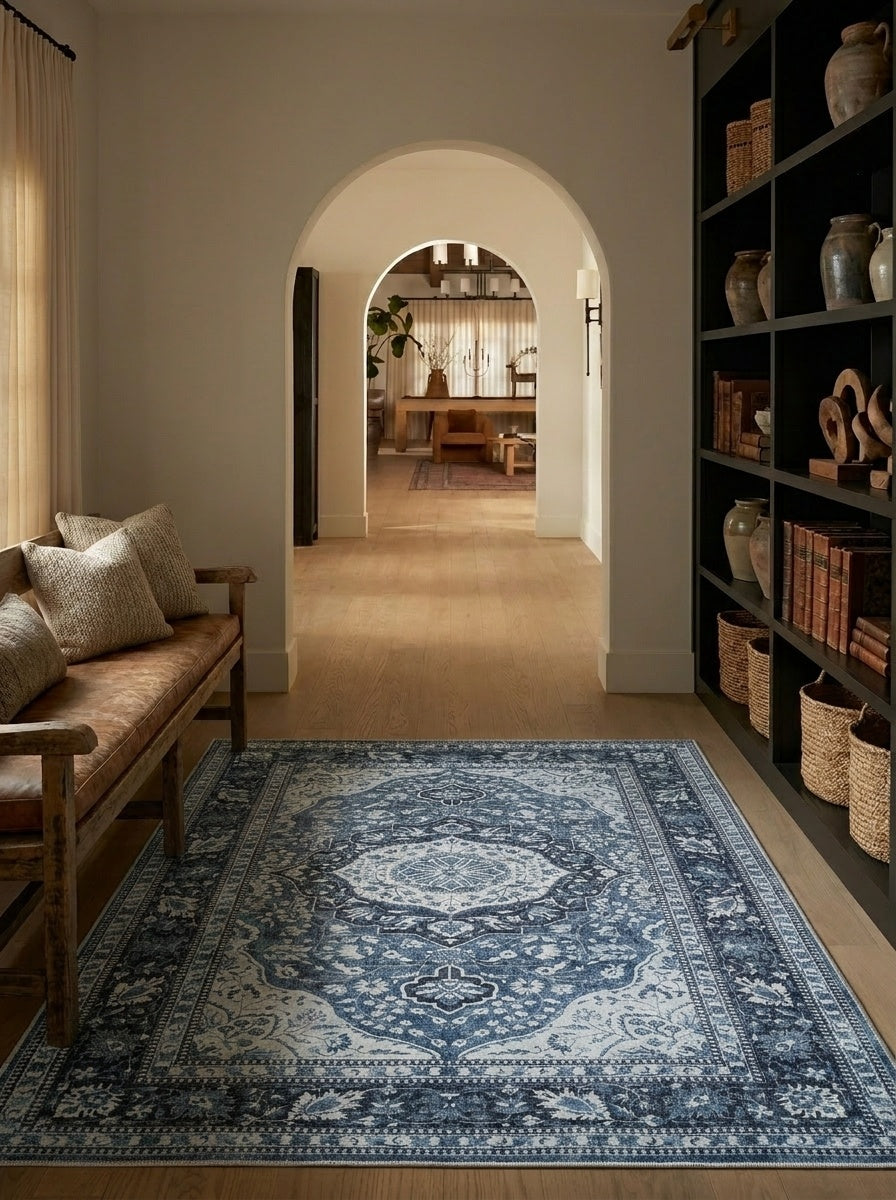 Delft - Porcelain Blue Rug