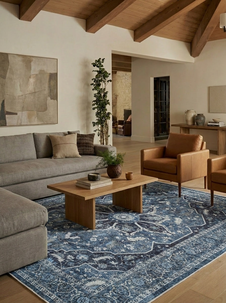 Sapphire - Navy & Charcoal Rug