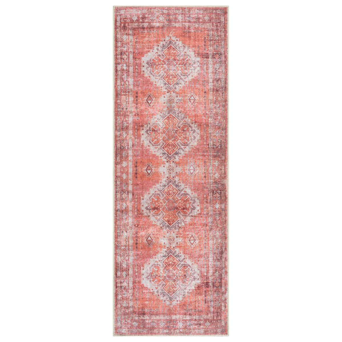 Ionia IO-65 Traditional Medallion Pink Rug