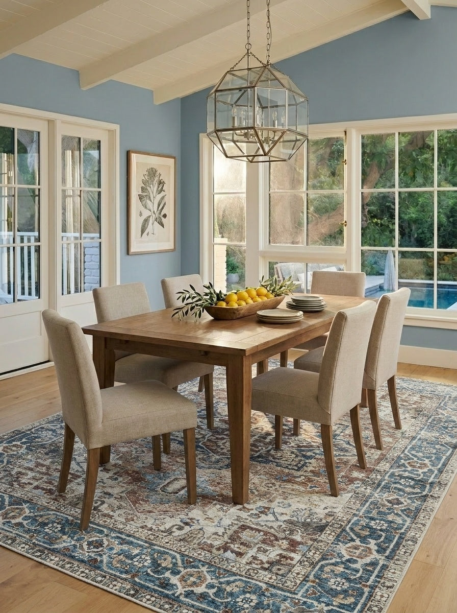 Vera - Terracotta & Teal Rug