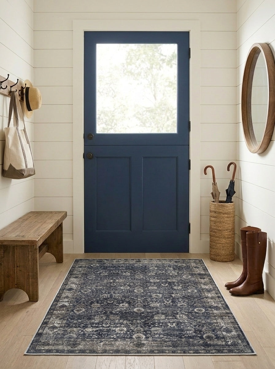 Sloane - Charcoal & Espresso Rug