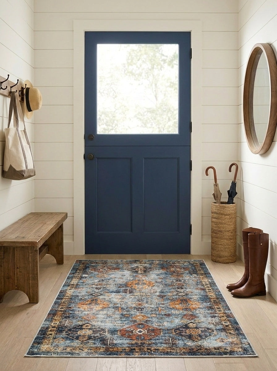 Dahlia - Indigo Multi Rug