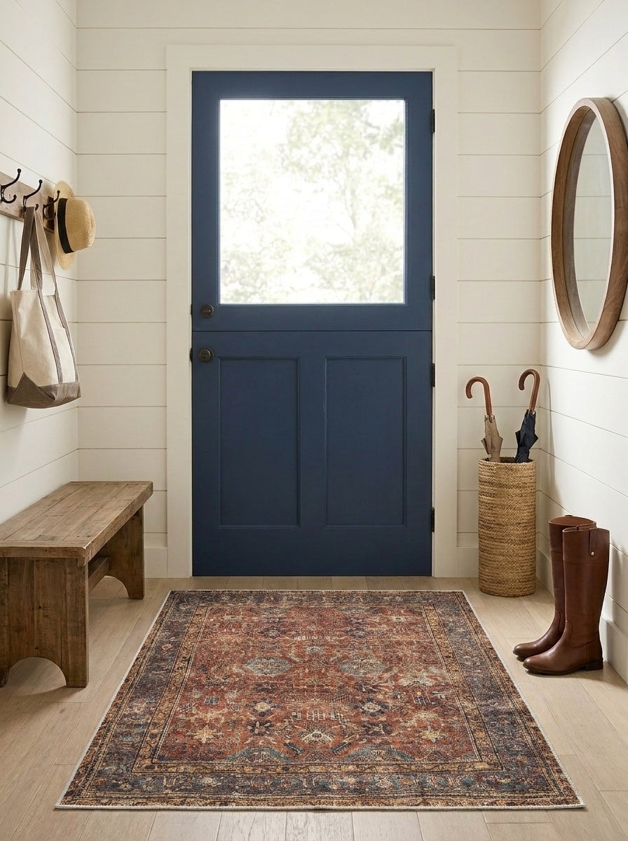 Marigold - Persimmon Multi Rug