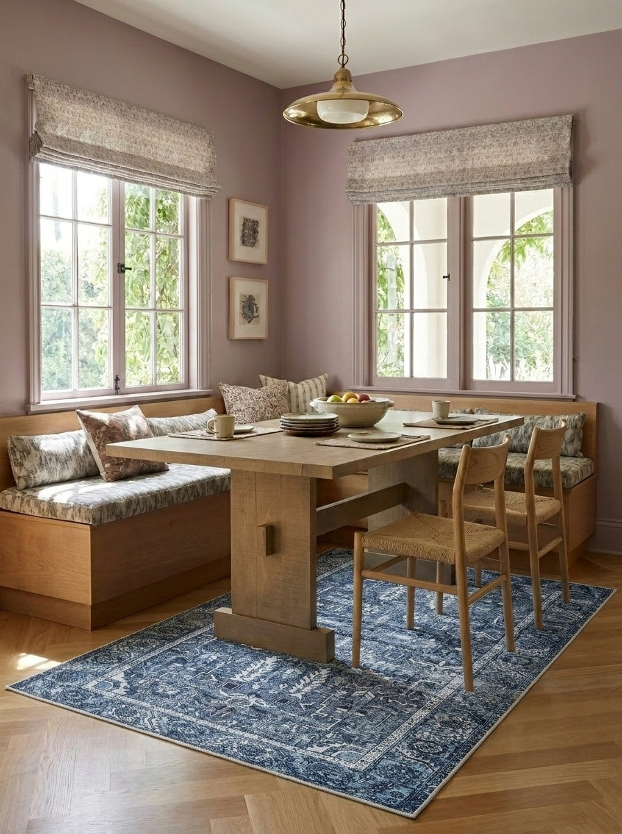 June - Denim Blue Rug