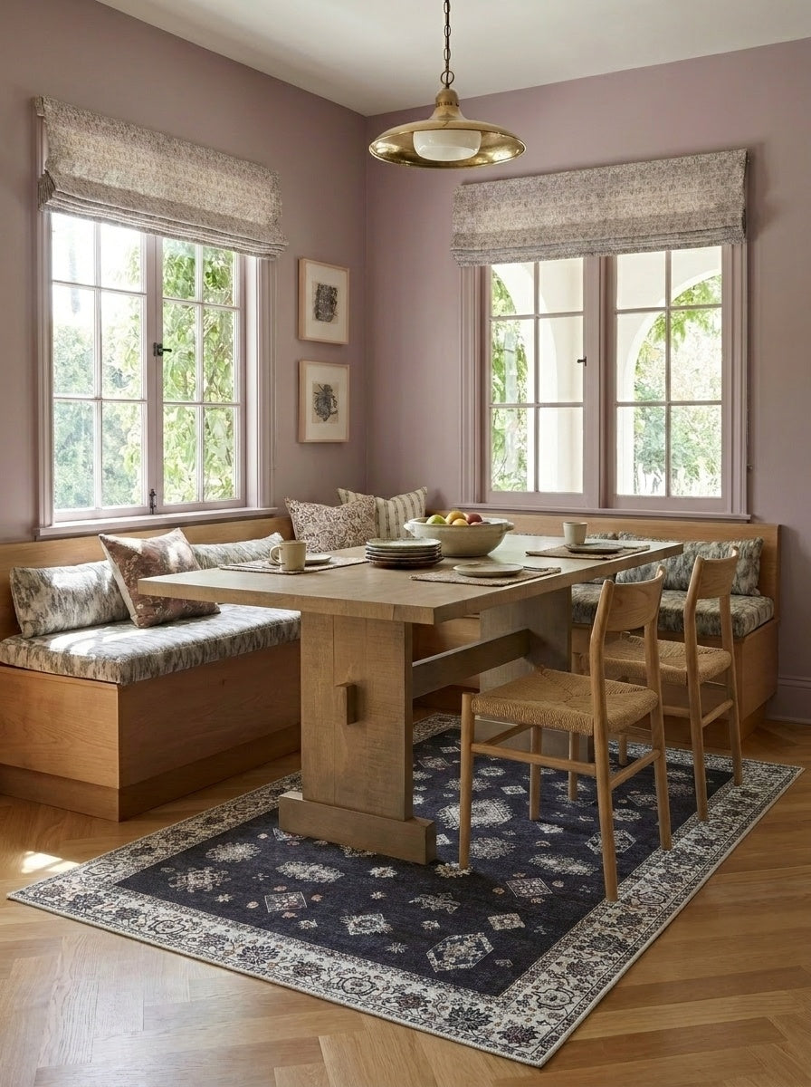 Midnight - Black & Ivory Rug