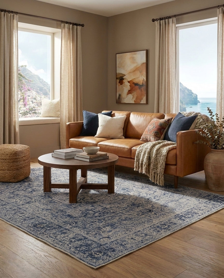 Aegean - Denim & Ivory Rug