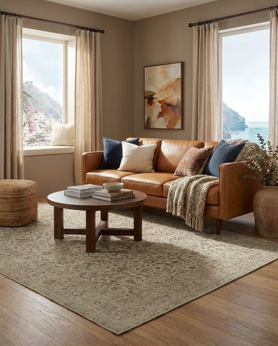 Champagne - Linen Cream Rug