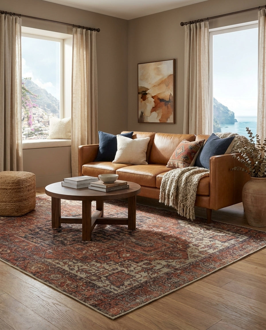 Mara - Rust Multi Rug