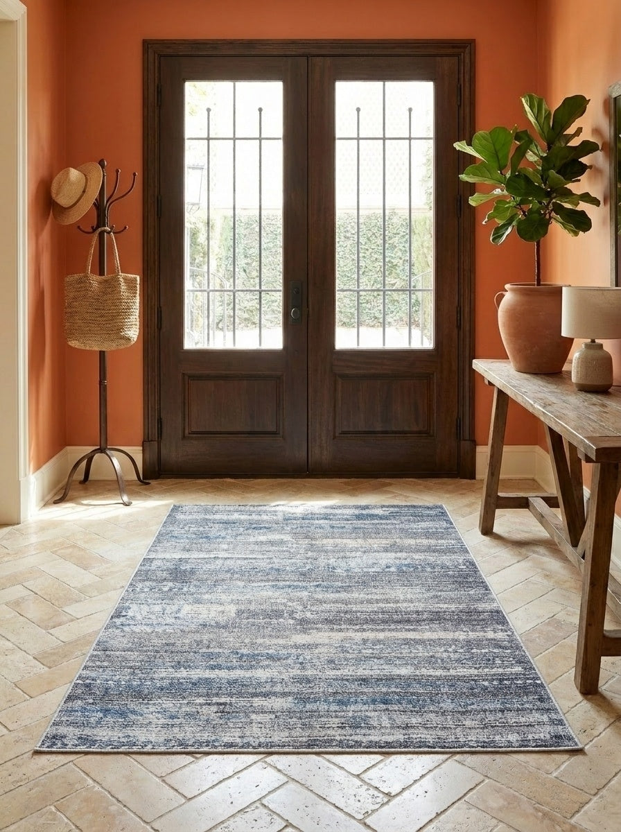 Quinn - Slate & Blush Rug