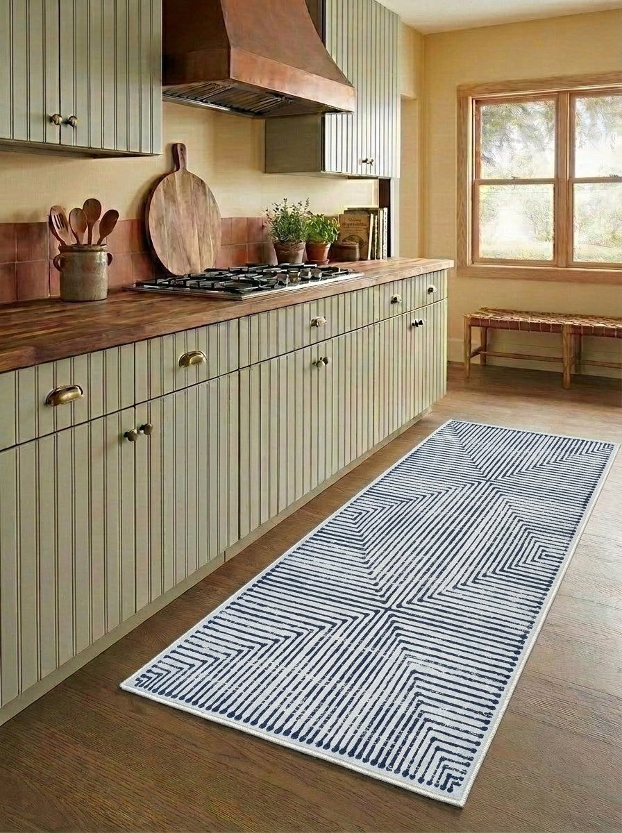 Hampton - Soft Blue & Ivory Rug