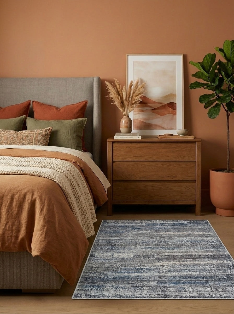 Quinn - Slate & Blush Rug