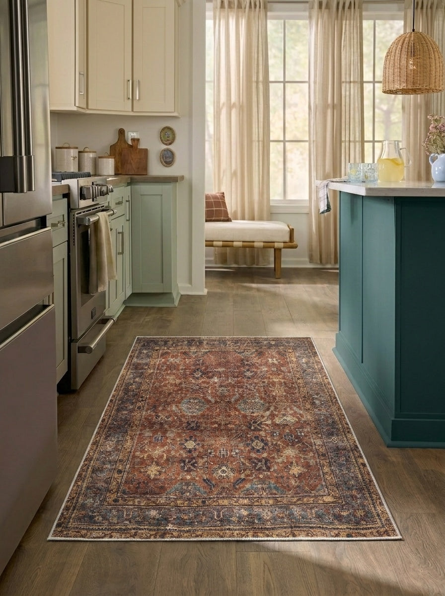 Marigold - Persimmon Multi Rug