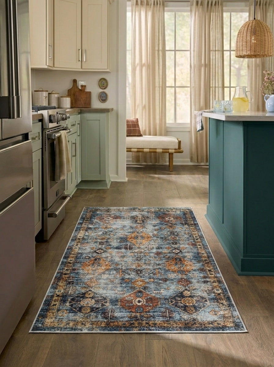 Dahlia - Indigo Multi Rug