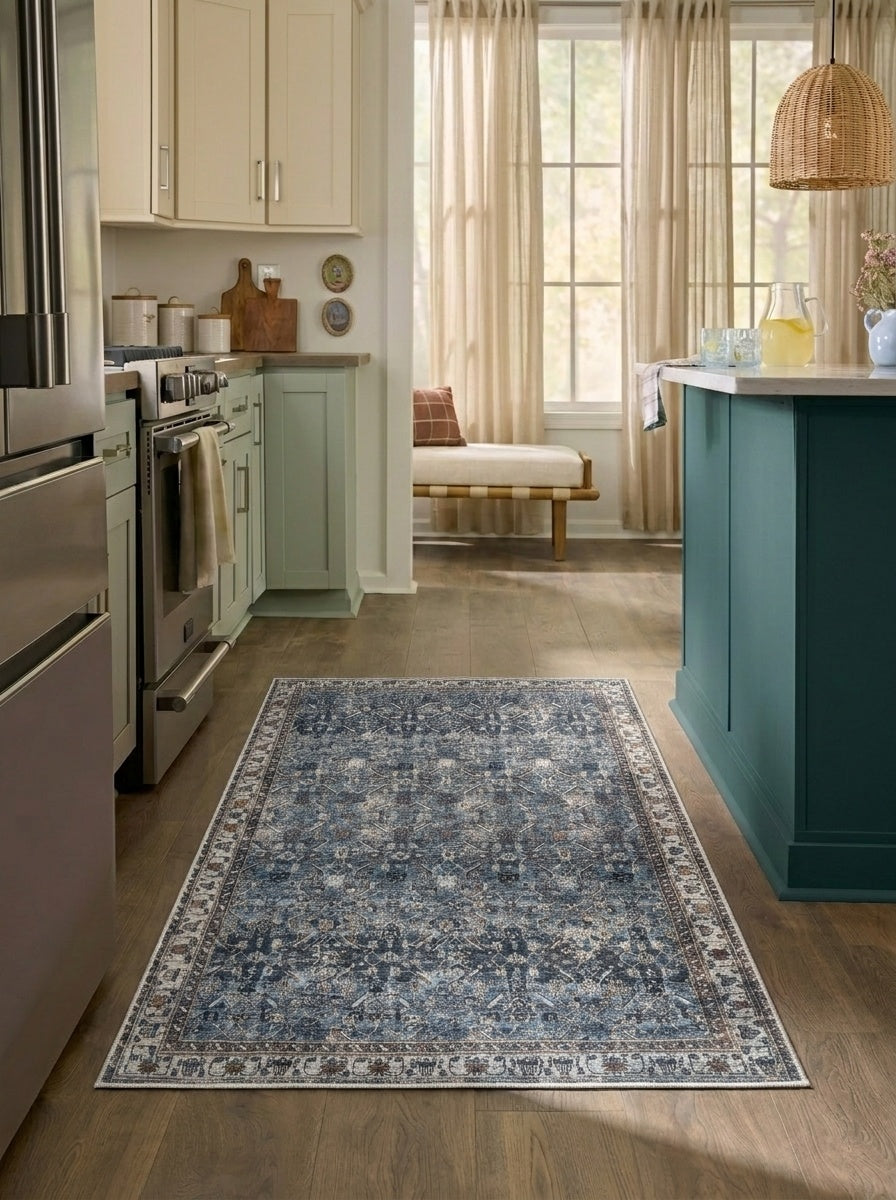 Lila - Lapis & Sand Rug