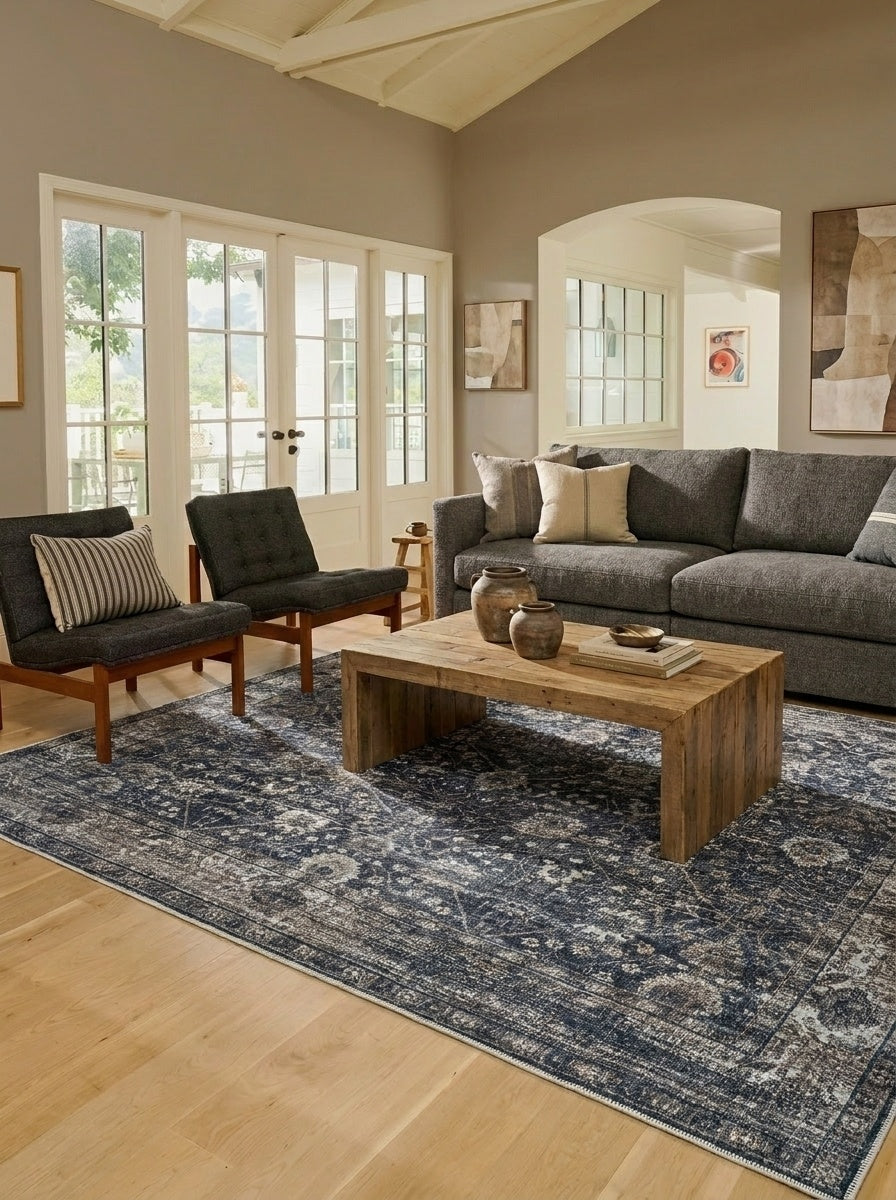 Sloane - Charcoal & Espresso Rug
