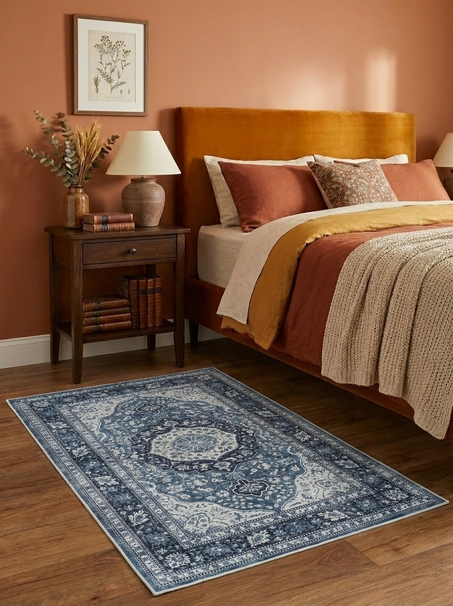 Delft - Porcelain Blue Rug