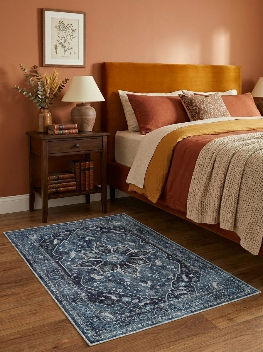 Sapphire - Navy & Charcoal Rug