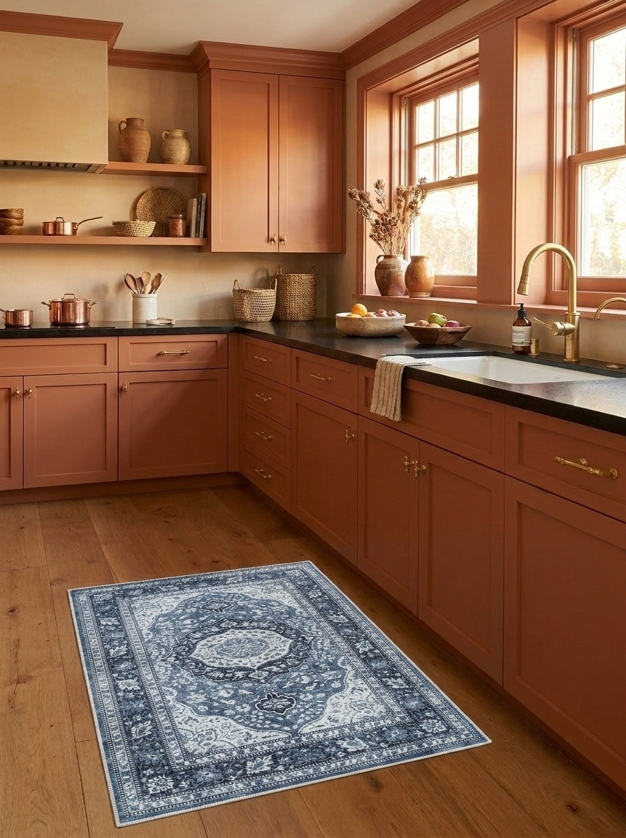 Delft - Porcelain Blue Rug