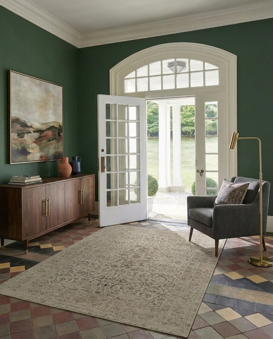 Champagne - Linen Cream Rug