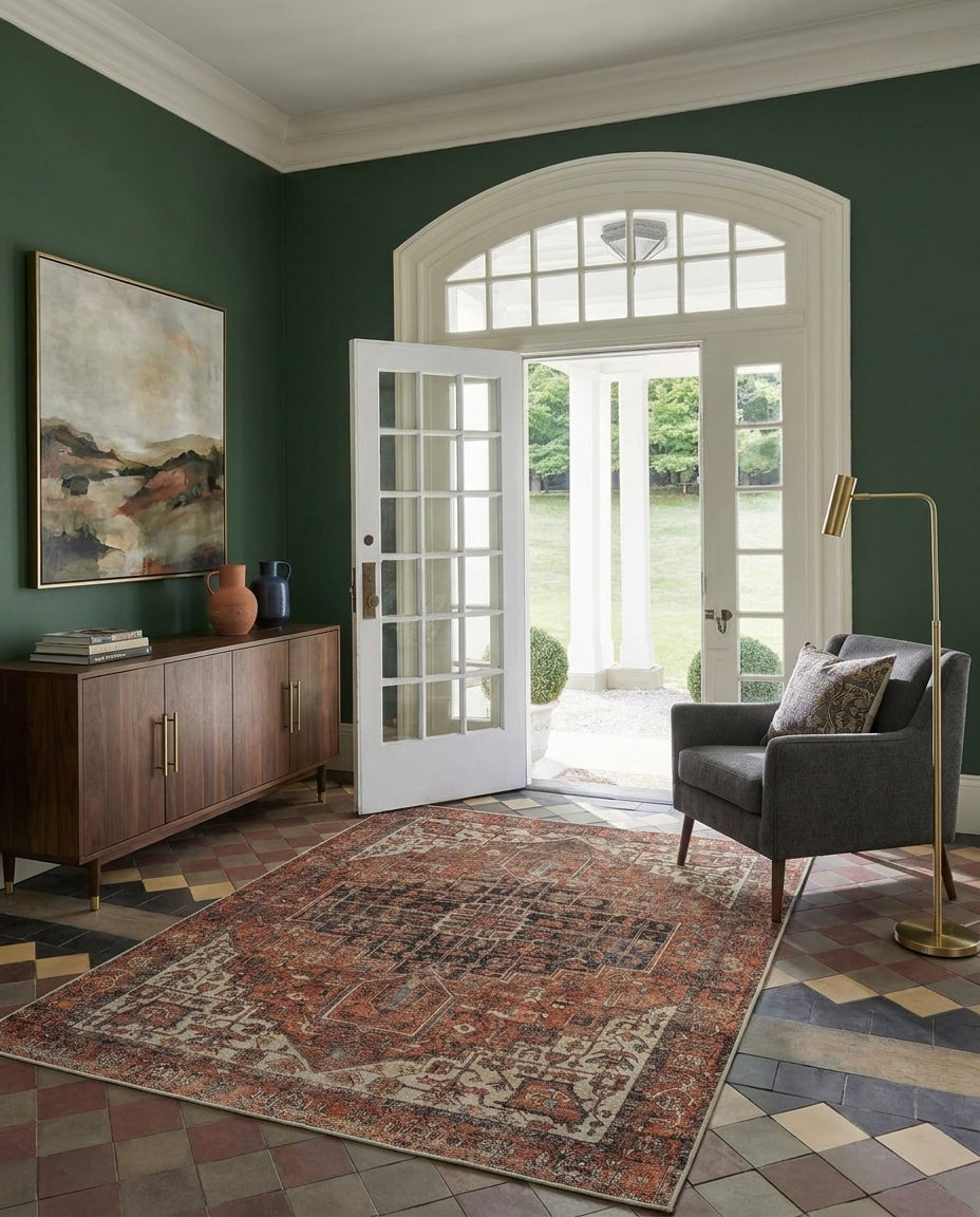 Mara - Rust Multi Rug