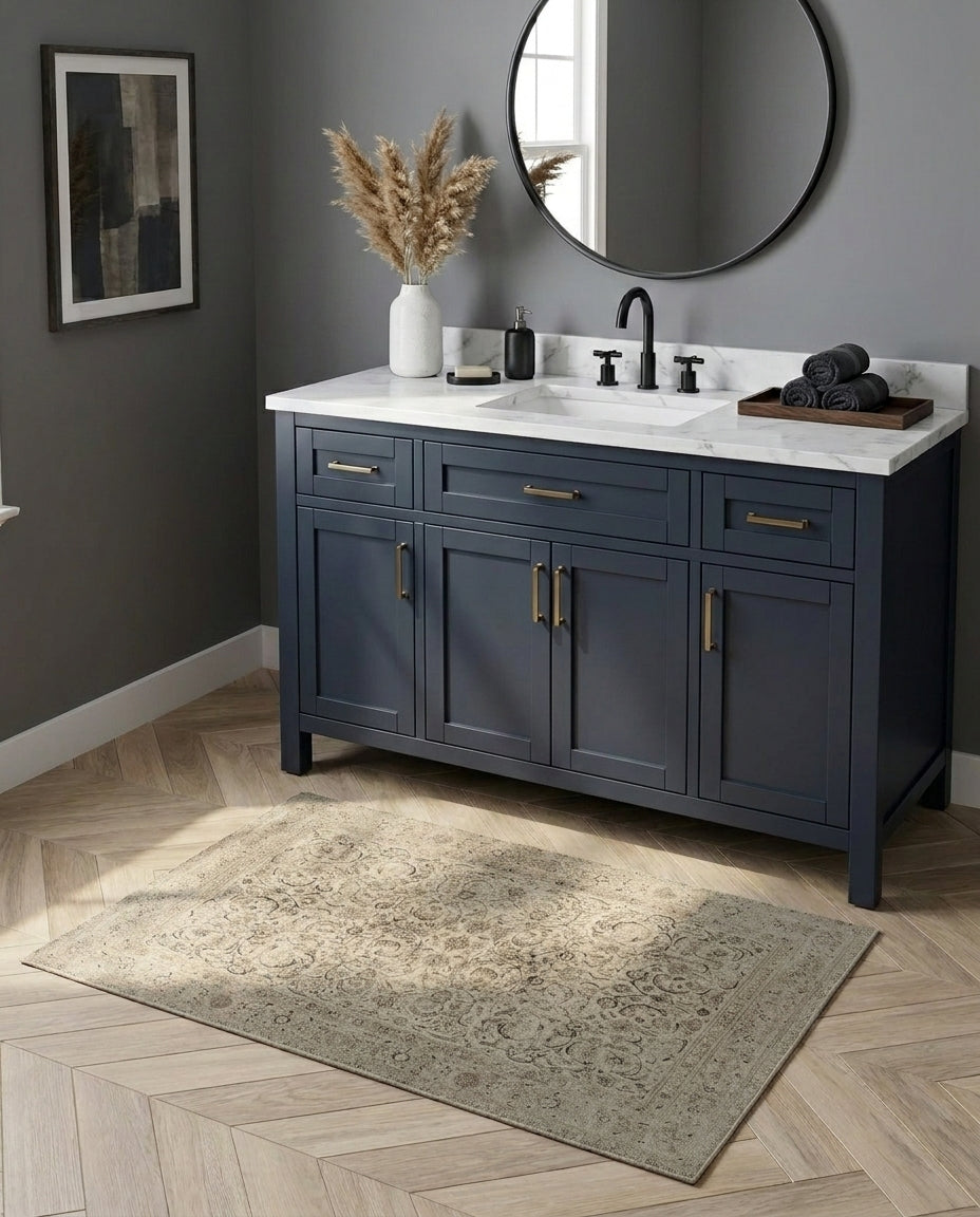 Champagne - Linen Cream Rug