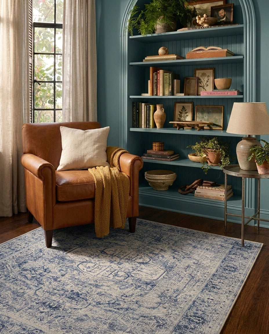 Aegean - Denim & Ivory Rug