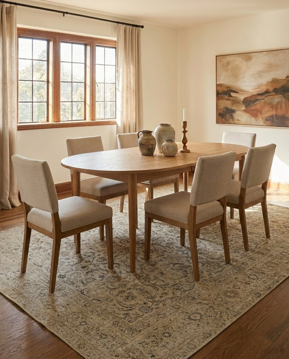 Champagne - Linen Cream Rug