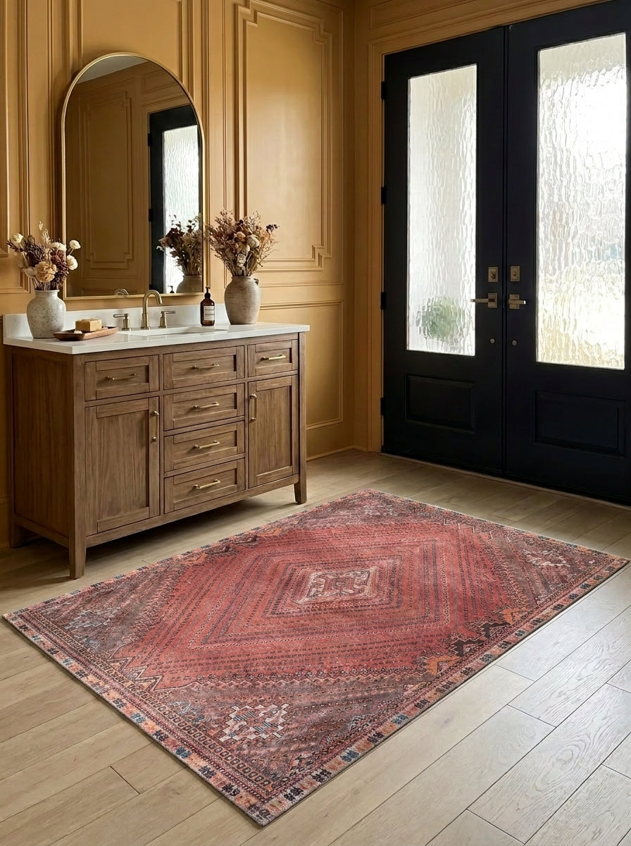 Atlas - Coral Multi Rug