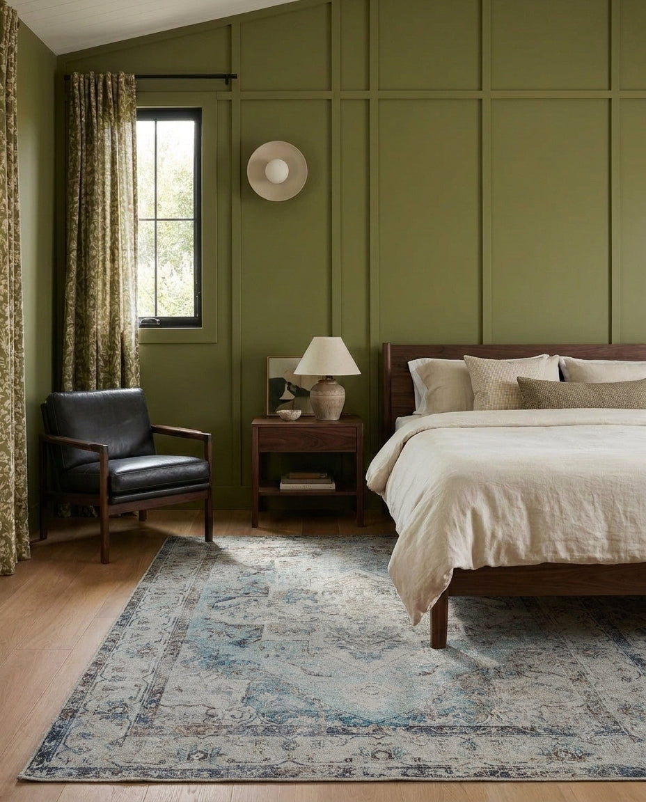 Pearl - Ivory & Soft Blue Rug