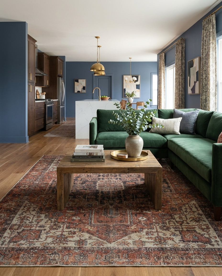 Mara - Rust Multi Rug