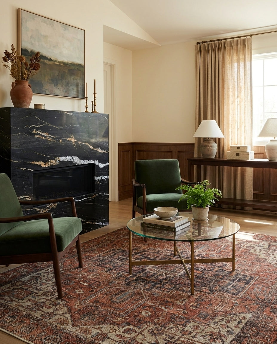 Mara - Rust Multi Rug