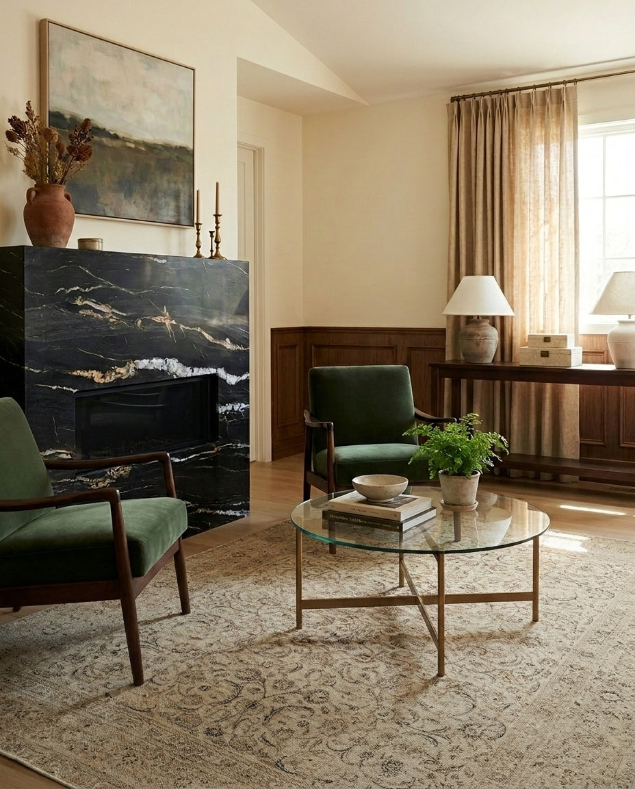 Champagne - Linen Cream Rug