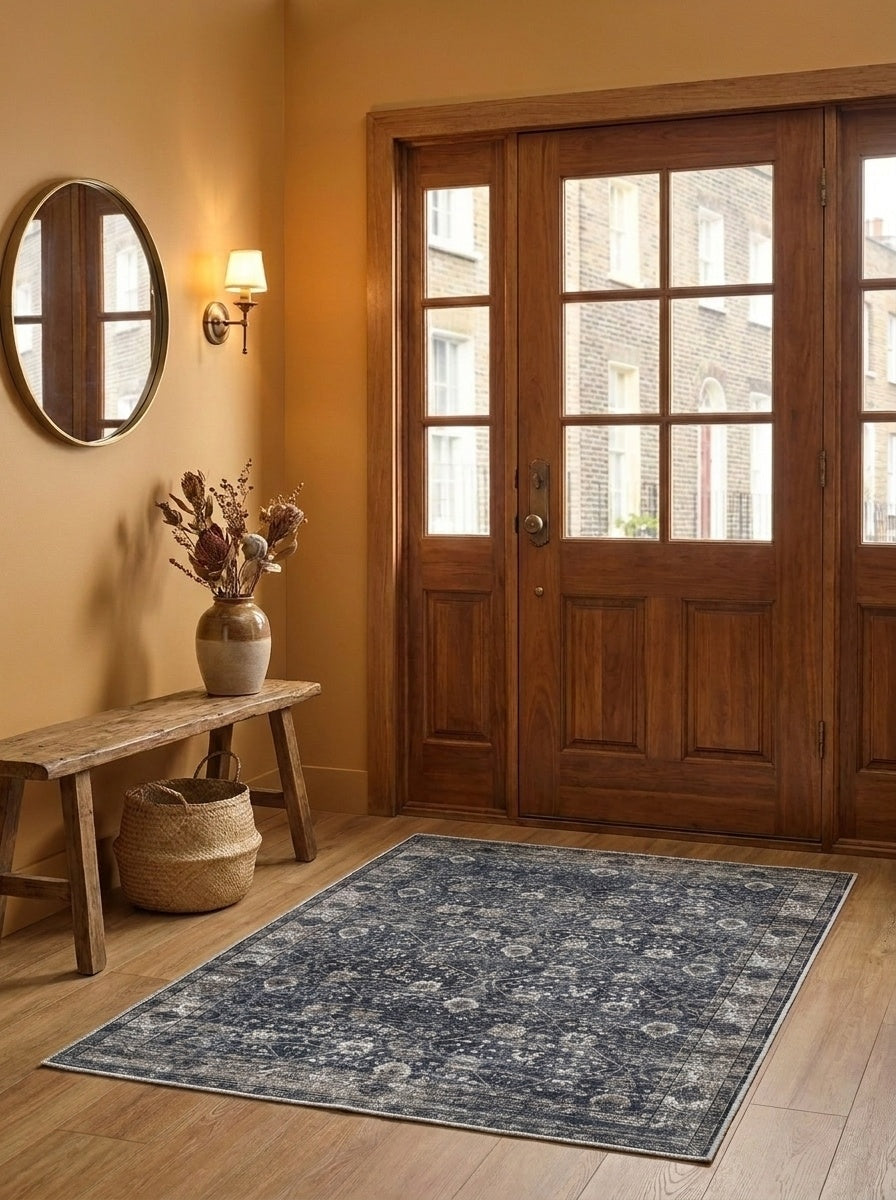 Sloane - Charcoal & Espresso Rug