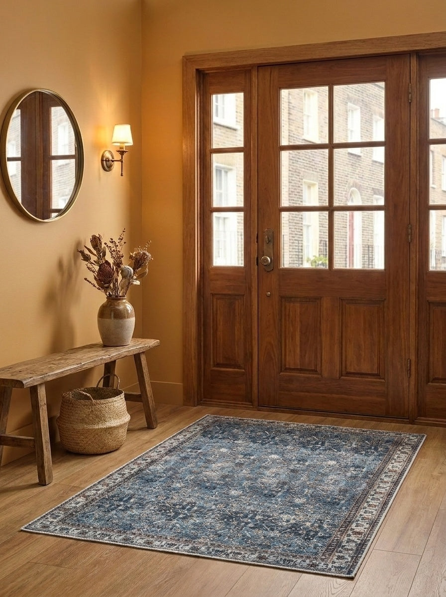 Lila - Lapis & Sand Rug