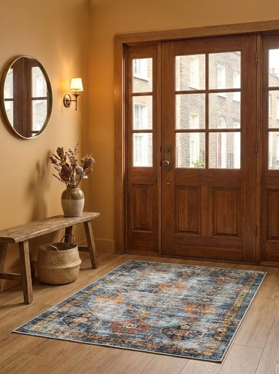 Dahlia - Indigo Multi Rug